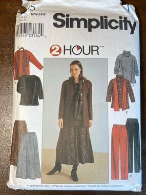 Simplicity Women’s Brown Paisley Maxi Skirt and Coordinating Pullover Set